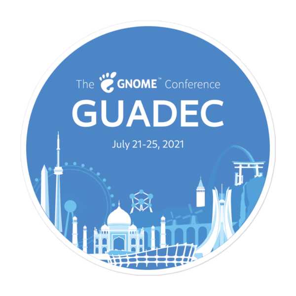 GUADEC 2021 Sticker
